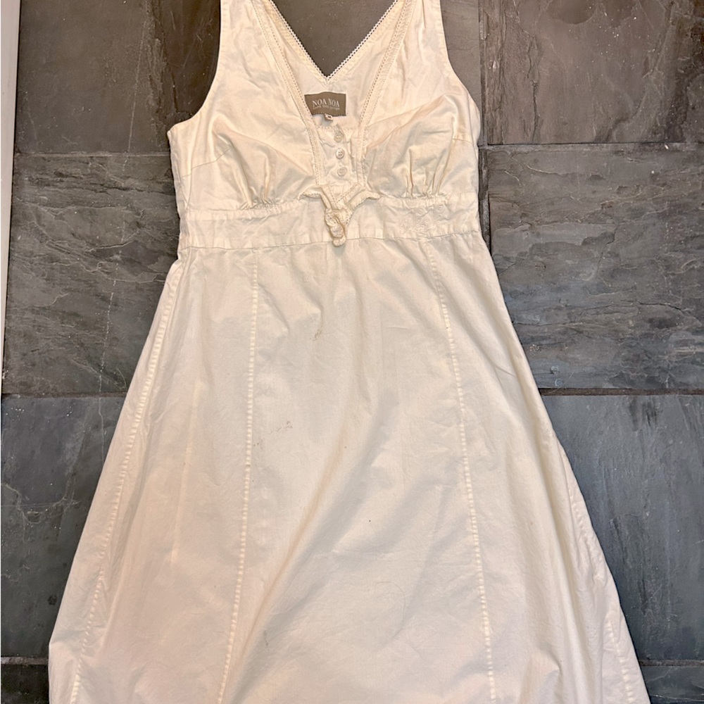 Noa Noa Vintage empire waist Linen Dress